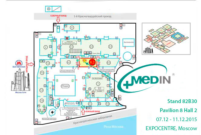 Welcome to visit us at «Zdravookhraneniye 2015»