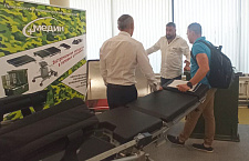 Медин на выставке "Военно-полевая хирургия и реабилитация"